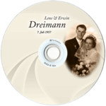 bedruckte DVD's für Super8/Normal8/16mm, Video und digitalisierte Dias oder Negative
